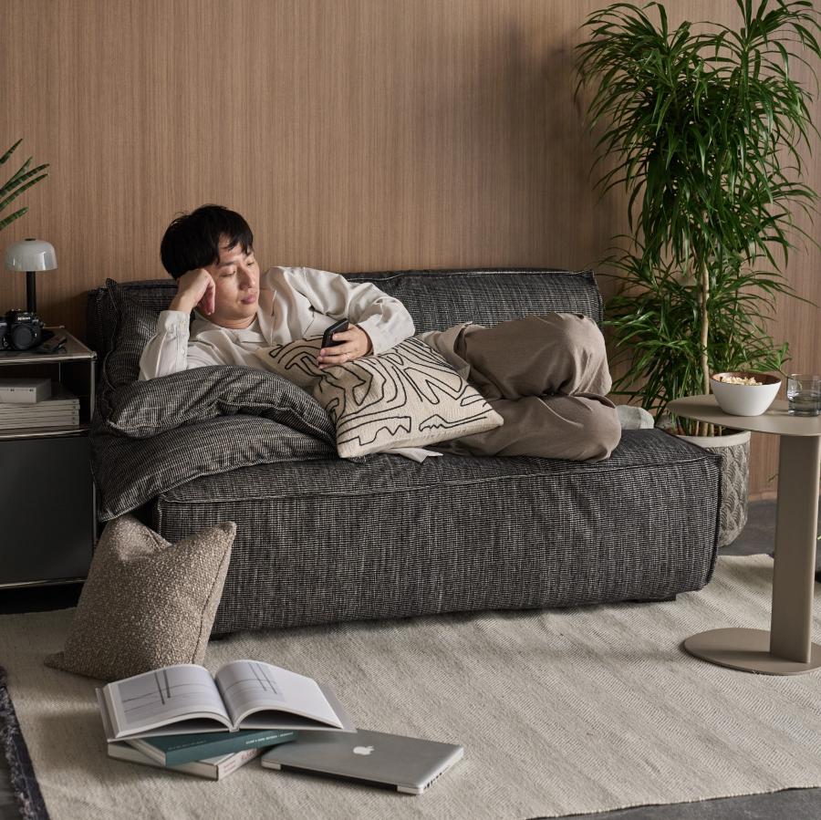 MITON Fabric Sofa W135 | Two Seater– Actus häuse
