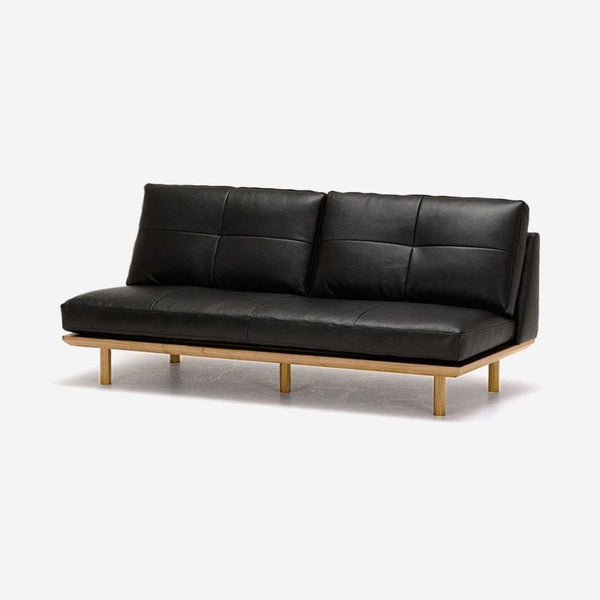 FLAD Oak & Leather Sofa