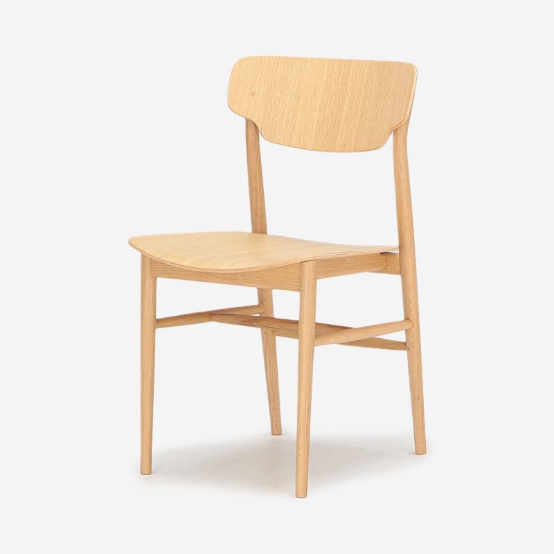 AOYAMA Dining Armless Chair | Oak– Actus häuse