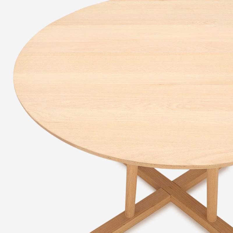 THYME Dining Table W100 (Round) | Oak– Actus häuse